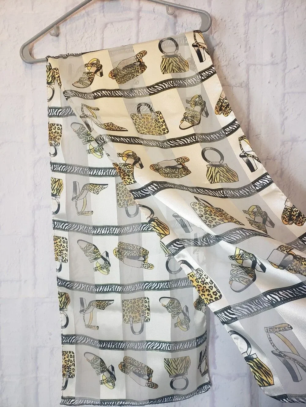 Sheer Lightweight Scarf Animal Print Shoes & Bags Print